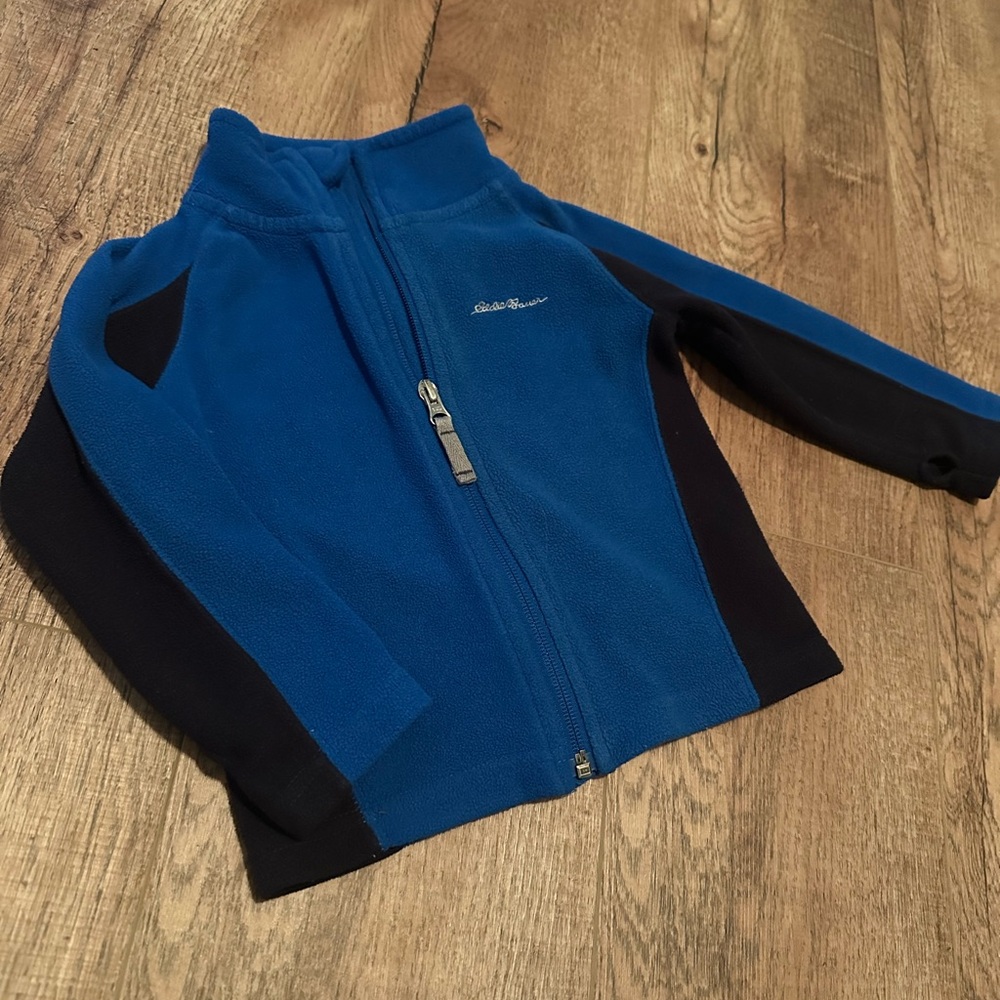 Eddie Bauer baby boy 12-18 month fleece zip up jacket